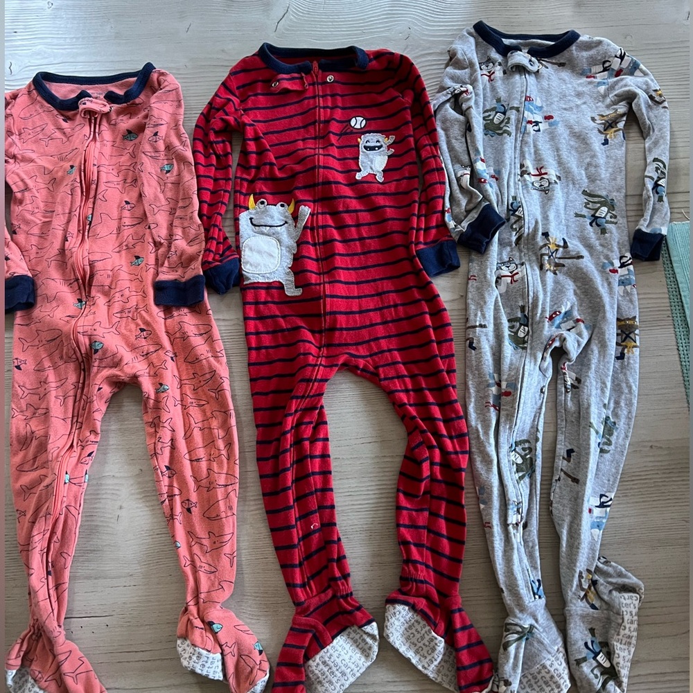 Boys 3T pajama onesies